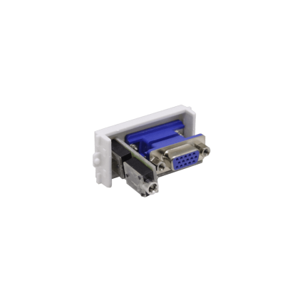 FQVVA Adaptador VGA-Hembra 3,5mm-Hembra Audio DB15-Hembra-Hembra DE-15/HH para FQ1-FQ2-FQ3