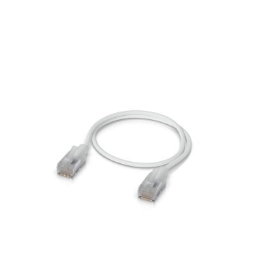 WEPA-00 UI Cable de Iluminación Ethernet de 30cm Blanco Cat6a UACC-Cable-Patch-EL-C6A-0.3M