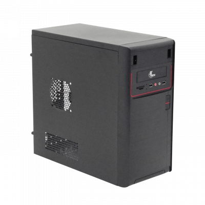 XTQ-100 XTECH Carcasa micro-ATX 600W Color Negro 2-USB-AH 2-3,5mm-H