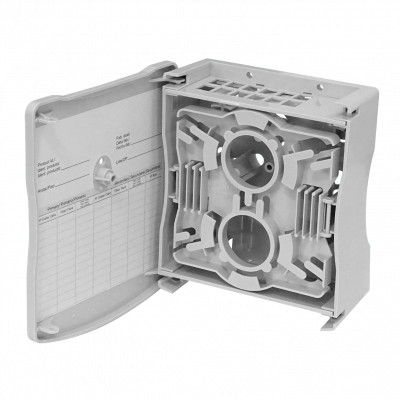 CFR-B12 Caja de empalme NAP FURUKAWA para 12 manguitos IP30 gris IK05 BW12 35260276