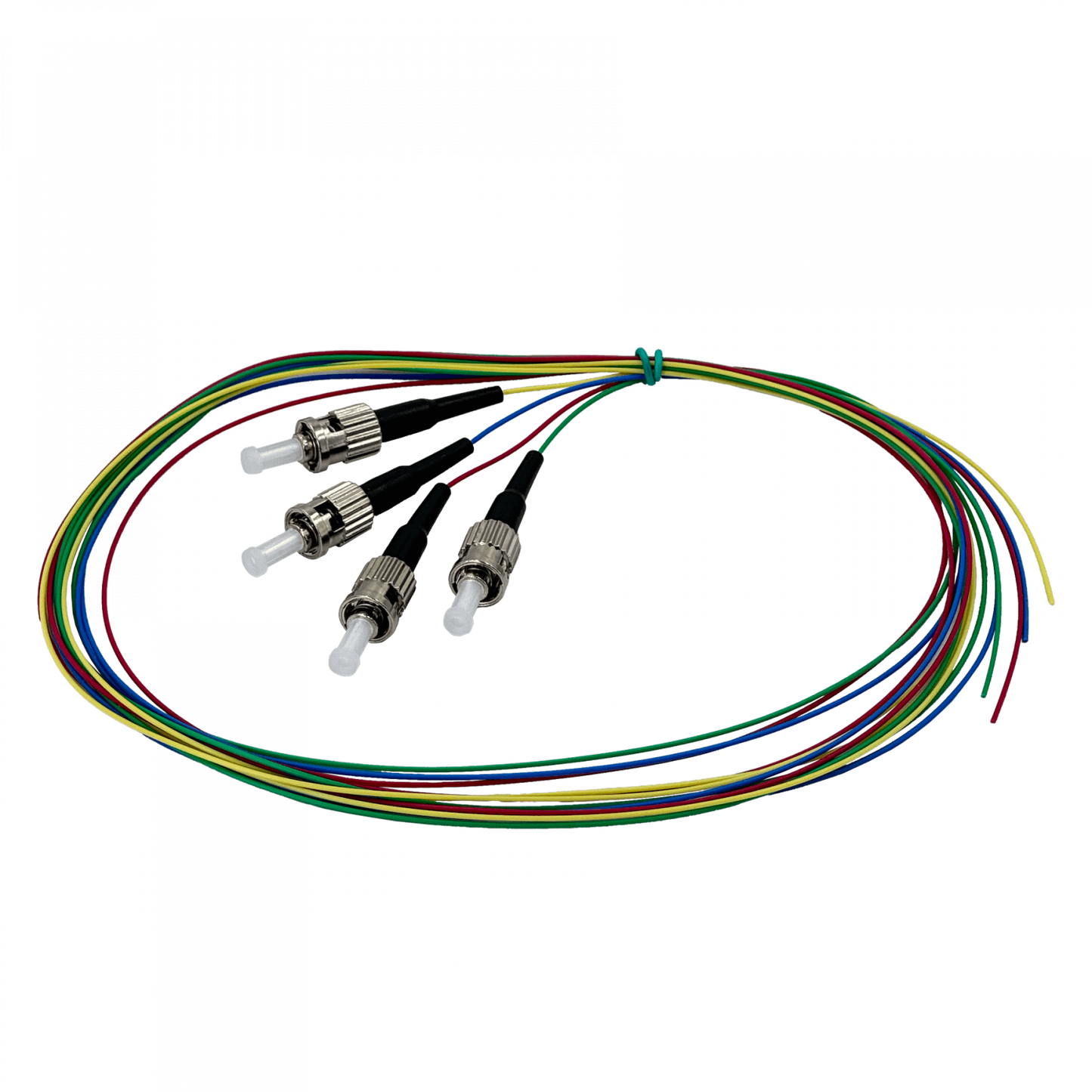 JF3T-4 ST/UPC OM3 Multimodo 1,5 metros 4-Unidades Pigtail 50/125µm 0,9mm 150cm