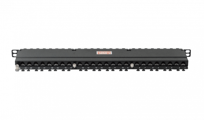 PP6A24-05U LINKMADE 0,5U 24-Puertos RJ45 Cat6A F/UTP S/FTP Panel de Conexión Apantallado