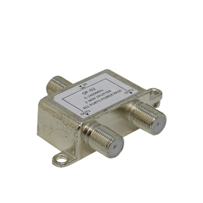F-2X1 Divisor coaxial 1 entrada F Hembra 2 salidas F Hembra 5-2400MHz 75 ohmios TV