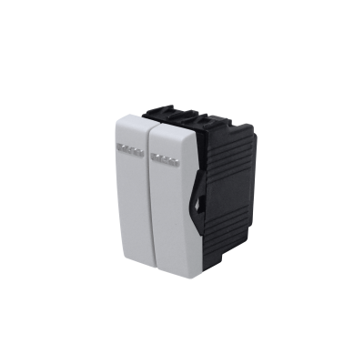 KEP-H KALOP Blanco Doble Unipolar 9/12 Interruptor 10A 250V necesita/KEP-A KL40100