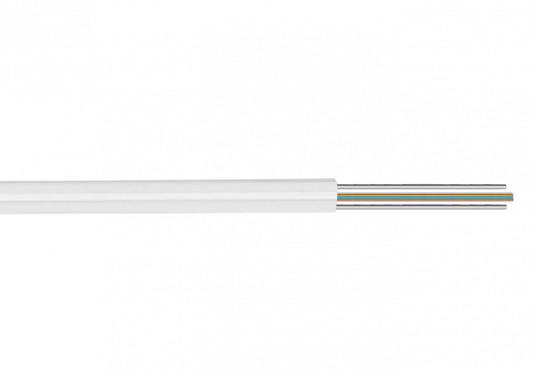 CFSP6 6-Hilos-G652D Blanca 500m Cable Exterior Planta Externa FTTH SM LSZH 4x2.5mm
