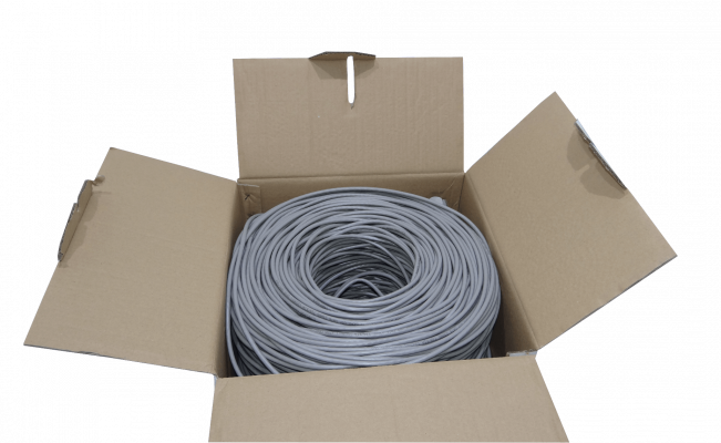 CB6U-UG3 LINKCHIP AWG23/0,57mm Cat6 PVC Gris Cable UTP 305 metros Cobre NO CERTIFICADO