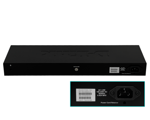 DGS-1210-28 D-LINK 24-1000 4-SFP Switch Smart Rack Fuente-Interna