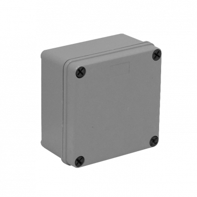 MGC-10 LINKCHIP 110x110x60mm Envolvente Impermeable Gris de Poliestireno con 4 Tornillos de PS, sin Embellecedores