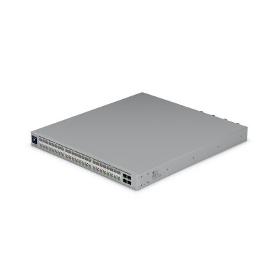 ECS-48-POE UI Switch Enterprise Capa 3 48 Puertos con PoE+++ 16 Puertos 2.5GbE 32 Puertos 10GbE 4 Ranuras SFP28 Potencia Total 2150W Requiere UniFi Alimentación 2x220Vac