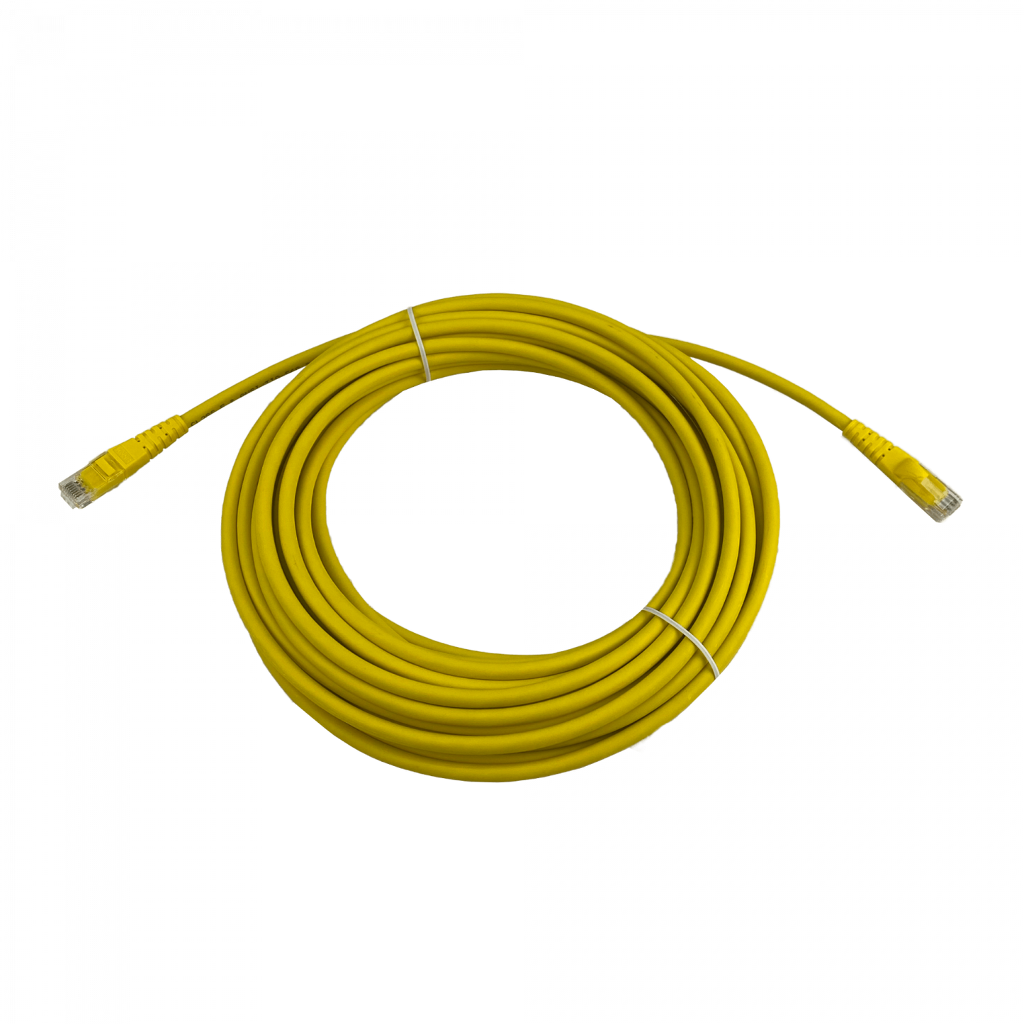 CP6M-100L. LINKMADE Cable de red multifilar CAT6 LSZH amarillo con conectores inyectados de 10 metros