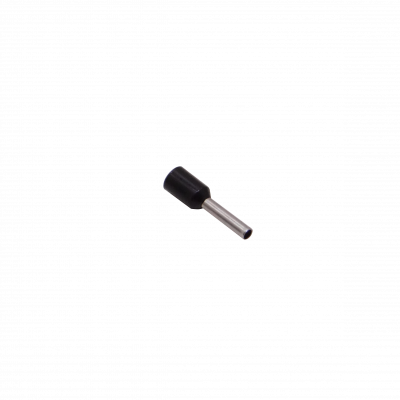 E1008-N Negro 1,0mm2 8/15mm 100-unid AWG18 Ferrules Terminal Aislado Crimpeabl