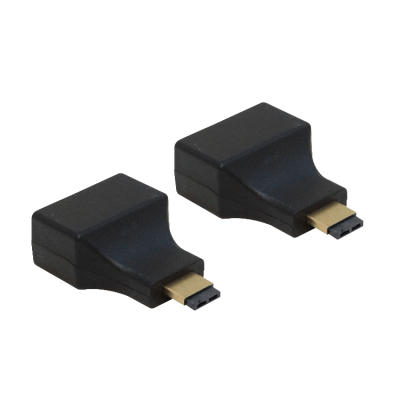 HDMI-30U Alargador Sin Amplificación HDMI 2-Cables-UTP CAT5E Hasta 30 Metros RJ45