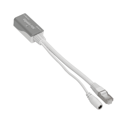 RBGPOE MIKROTIK Adaptador de Alimentación Pasiva PoE Gigabit 1000Mbps Rango 18-57V Conector 5.5x2.1mm