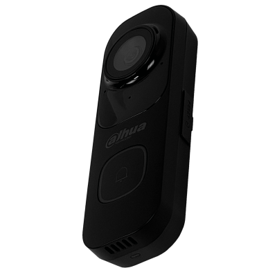 DB41AP DAHUA Timbre inteligente con WiFi, resolución 4MP, inteligencia artificial, CCTV, infrarrojo, Bluetooth, ranura MicroSD, conector USB-C y micrófono incorporado