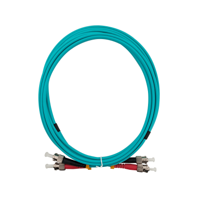 JF3TT3 3mt ST-ST OM3 Multimodo MM Duplex Cable-de-Fibra 3.0mm 50/125um LSZH