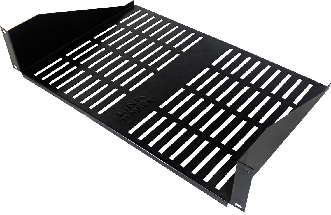 RB2-3VL-LIQ S/CAJA LINKMADE Ventilada 2U 30cm-Fondo Bandeja Negra p/Rack req-Torni