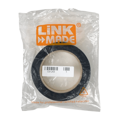 CV-LK3 Cinta de sujeción LINKMADE de velcro tradicional, adhesión por ambas caras, longitud de 3 metros