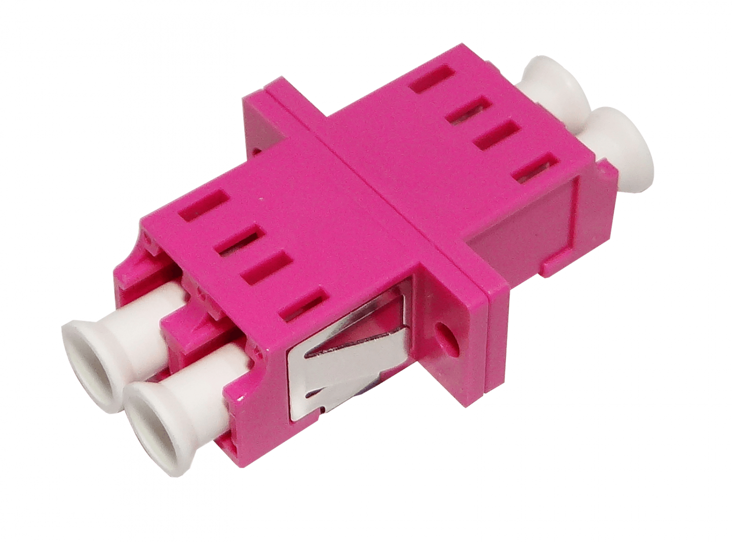 FA4LD LC-LC Fucsia OM4 DX-Dúplex Acoplador para Fibra Adaptador para Cabecera-CL/Caja