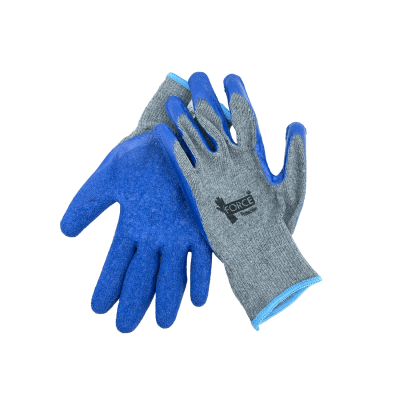 GUANTES-MULT Guantes de trabajo multiuso STEELPRO en talla 9/M con recubrimiento de látex Force Basic