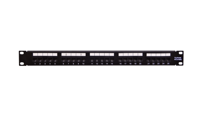 PP324C CAT3 25-RJ45 8P8C PANEL DE CONEXIÓN 1U para Telefonía
