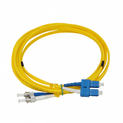 JFSTC3 Cable de Fibra Óptica Monomodo Dúplex ST/UPC-SC/UPC de 3 metros 9/125µm 3mm