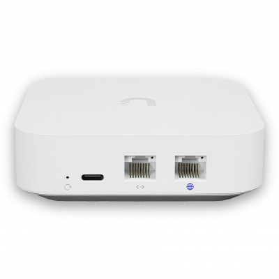 UNIFI-X UBIQUITI Puerta de enlace en la nube UniFi WiFi 6 Doble banda 2,4/5GHz Velocidad 3Gbps 1 puerto WAN 1 puerto Gigabit Incluye adaptador 5V