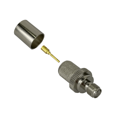 SH4C Conector .SMA-Hembra CA400 LMR400 Crimpeable Serie-400