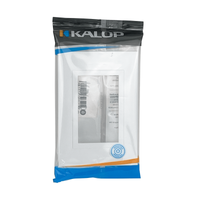 KEP-3 KALOP Placa Blanca Zen 3-Puestos Básica Cubierta 3-Módulo 128x89mm KS41510