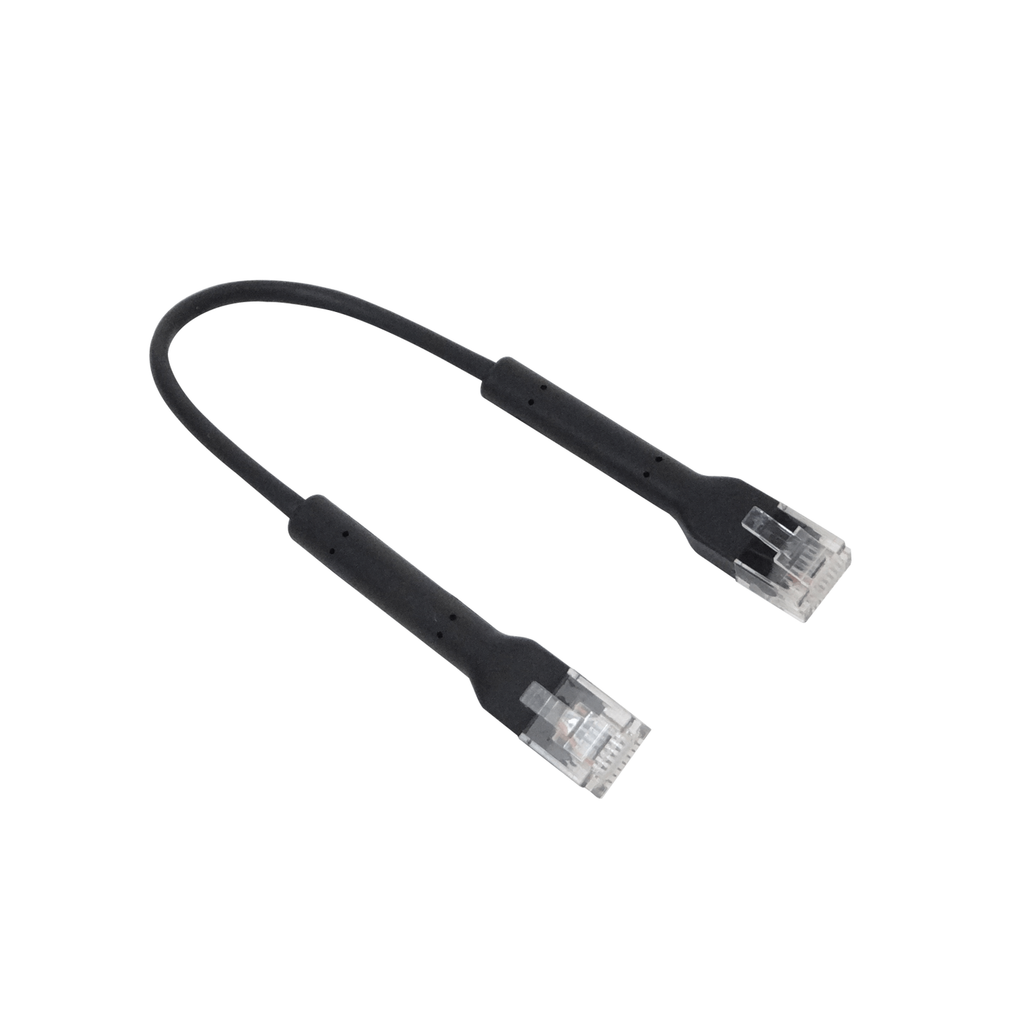 NUP-01 UBIQUITI Negro Cable de Parcheo Cat6 RJ45 de 10cm (0,1 metros) U-Cable-Patch-RJ45-BK