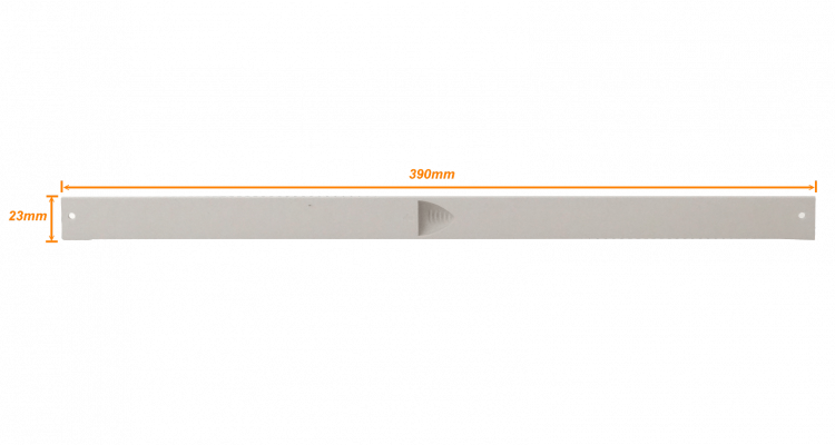 OLT-TAPA Tapa Plastica-ABS Beige 394x23mm para OLT Huawei