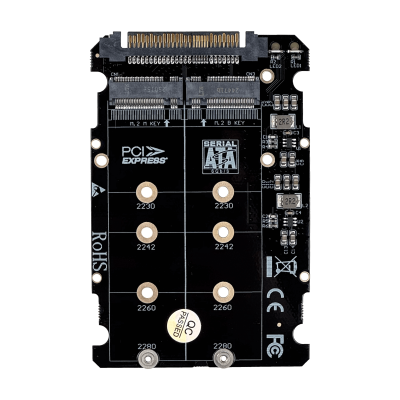 U2-SFF Adaptador M.2 SSD a U.2 SFF-8639 1-NVME 1-NGFF