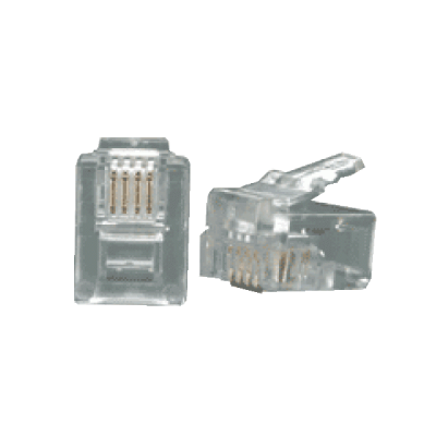 RJ11-10U LINKMADE 10-unidades RJ11 6P4C Macho Terminal Crimpable
