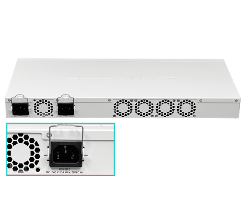 CCR2116-12G-4S+ MIKROTIK 16-2GHz 13-1000 4-Puertos SFP+ RS232-RJ45 Núcleo 6 2-220VAC necesita-Cables-C13
