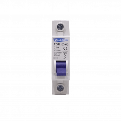AUTO-DC-10A TOMZN 10A 125VDC Corriente Directa Disyuntor Termomagnético Automático C10