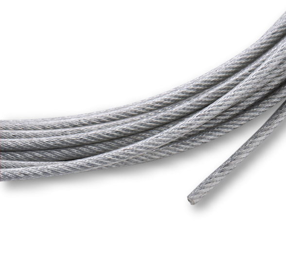 MAST-SW3 Cable de acero zincado de 3 milímetros de diámetro, construcción 7 hilos por 7 cordones, venta por metro lineal, con recubrimiento de zinc