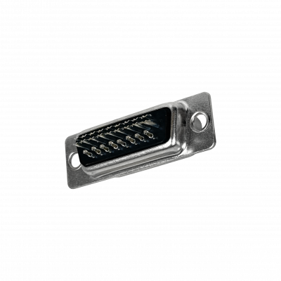 DB26-M Conector macho DA-26 DB26 de 3 hileras y 26 pines para soldar de 39mm sin cubierta HD26