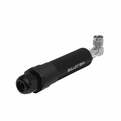 BULLETAC-IP67 Radio de Exterior UBIQUITI IP67 2.4/5GHz 22dBm, Requiere PoE 15-24V y Antena, 1 Conector N Macho.