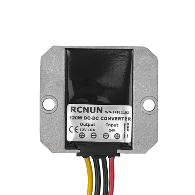 DCDC24-12V Transformador Entrada:18-40VDC Entrada:24V Salida:12VDC 10A 120W Reductor DC-DC