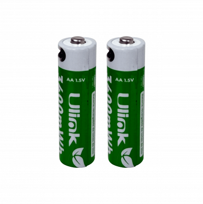 AA-WH. ULINK AA Batería 2-Celdas 3400Wh Recargable Conexión USB-C Voltaje 1,5V Tecnología Li-ion Composición Litio Incluye Conductor