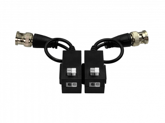 BALUN-HD DAHUA 2MP Video Balun 1-Par Pin-Push CAT5E/6 Pasivo CCTV BNC-Macho