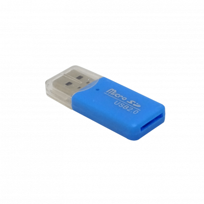 LECTOR-MSD Adaptador USB 2.0 tipo A macho exclusivo para microSD