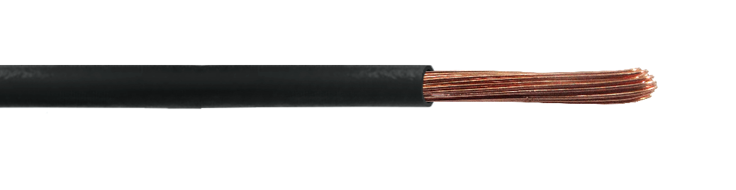 HZ25N EVA Cable eléctrico multifilar H07Z-1 2,5mm² LSZH Negro 100 metros 750V Fabricación Brasil