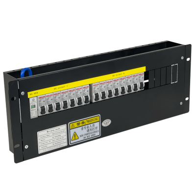 DC-DC4U063B. Convertidor 32A Sistema de Conmutación Manual CC 7 salidas-CC 8 salidas-CC formato Rack 4U