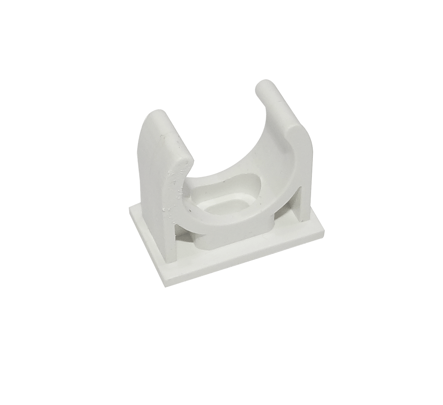 PVC20-A LINKCHIP 20mm Abrazadera de Sujeción para Tubo PVC Blanco con Tornillo