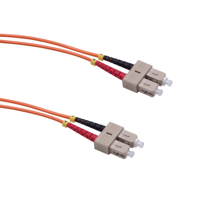 JFMCC1 Cable de fibra óptica dúplex multimodo OM1 SC-SC de 1 metro, 62.5/125 µm, diámetro 3 mm, cubierta LSZH