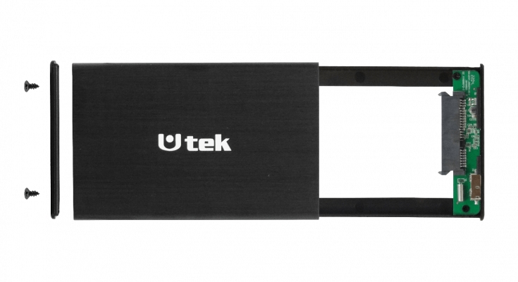 USB3-SATA UTEK CAJA EXTERNA 2.5" SATA A USB 3.0 PARA DISCO DURO INCLUYE CABLE AM HDD030BL