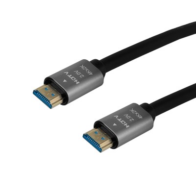 HDMI-10K Cable HDMI 10 metros 4K 60Hz 2160p Macho-Macho Negro v2.0 1000cm
