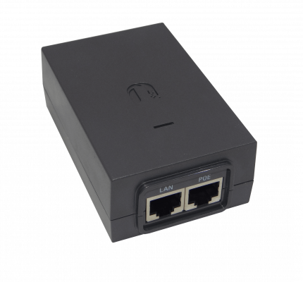POE-24-AF5X UBIQUITI AF-5XHD AF-4X/3X/2X LTU-ROCKET Inyector PoE 24V 24W Gigabit requiere-Cable