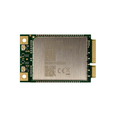 R11E-LTE7 MIKROTIK LTE CAT7 1/3/5/7/8/20/28/32/38/40/41 MiniPCIe 2-U.FL 4G/3G
