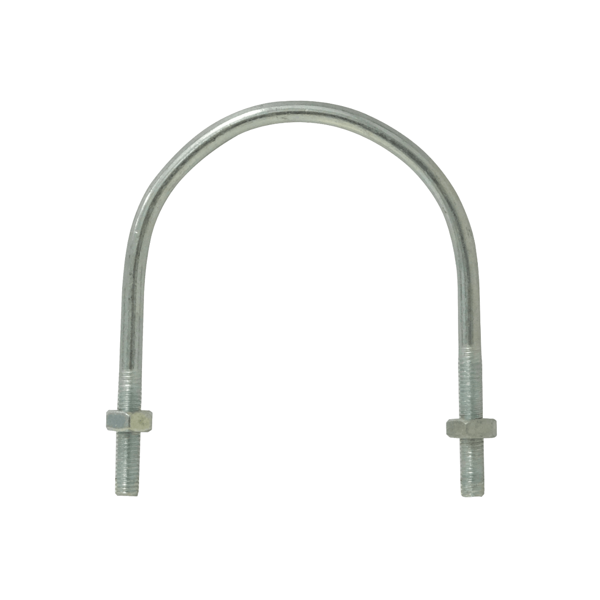 UDN-08 Sujetador 70-90mm Diámetro de Poste Tubular con 2 tuercas 14mm requiere pletina